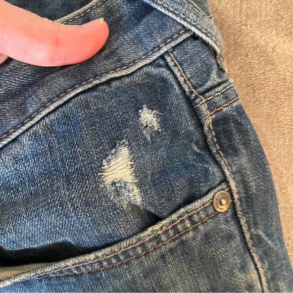 Medium Wash Straight Leg Mens Jeans 32 x 30 - Picture 6 of 6